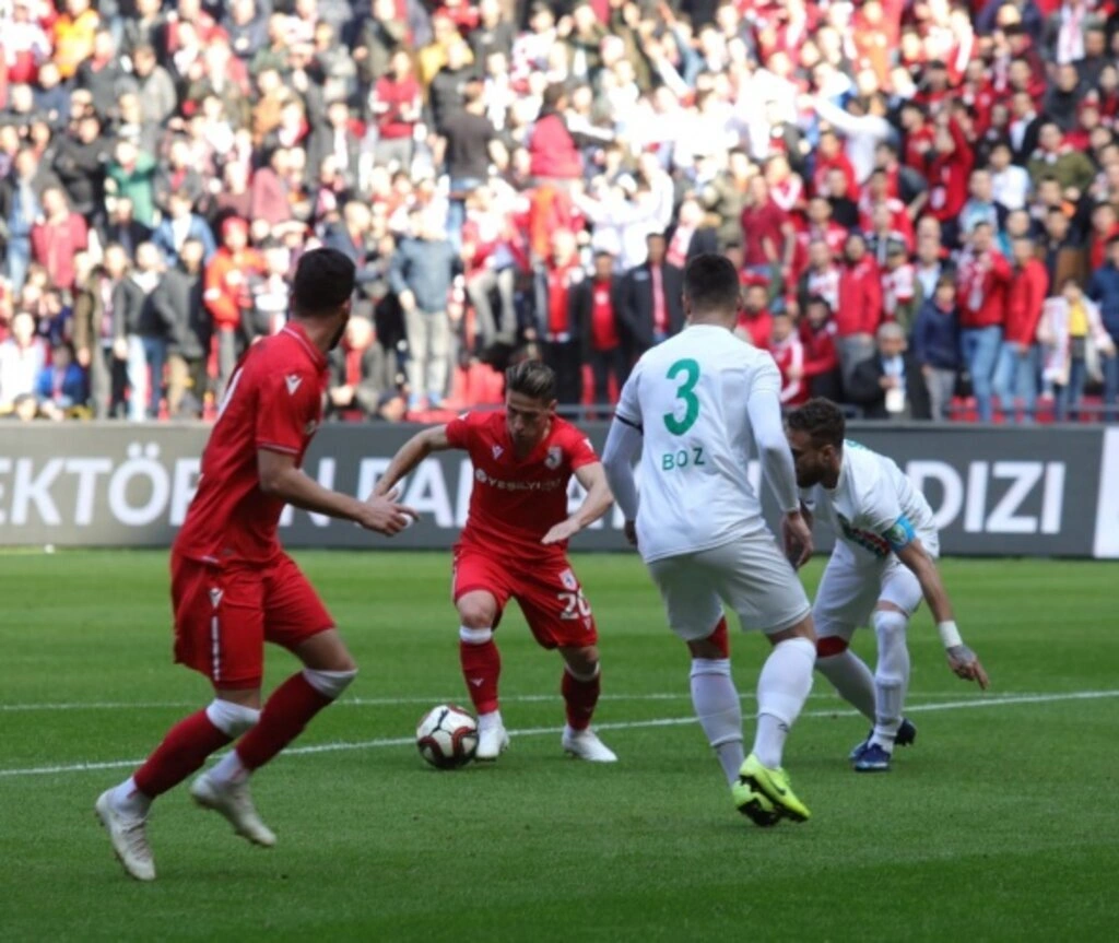 Yılport Samsunspor Amedspor Maçı İlk Yarıdan Görüntüler - Resim 19