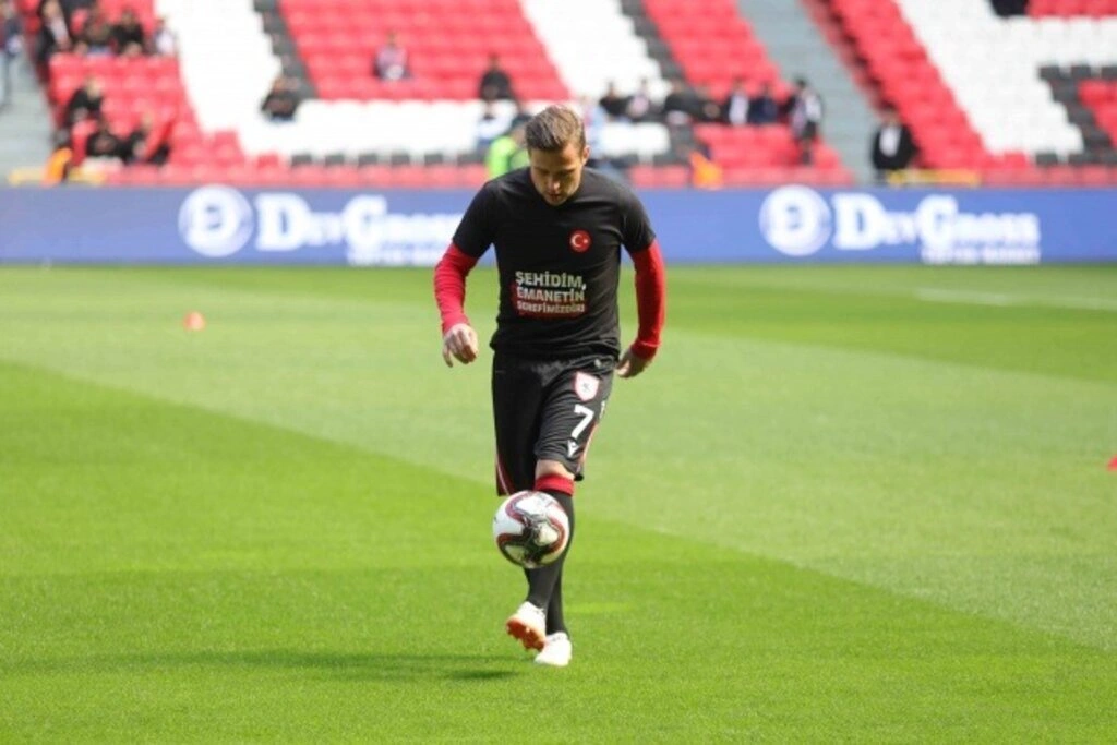 Samsunsporlu futbolculardan asker selamı, Samsunspor İnegölspor maç fotoğrafları - Resim 11