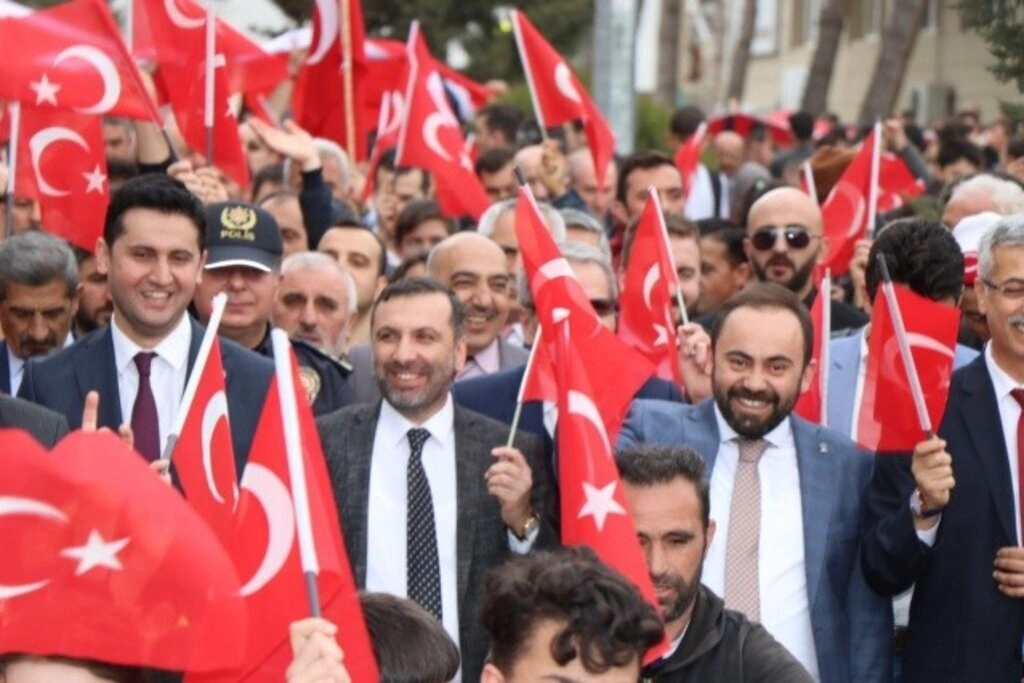 Kavak'ta Şehitlere Saygı Birlik ve Beraberlik Yürüyüşü Düzenlendi - Resim 1