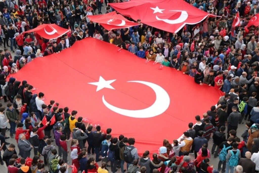 Kavak'ta Şehitlere Saygı Birlik ve Beraberlik Yürüyüşü Düzenlendi - Resim 8