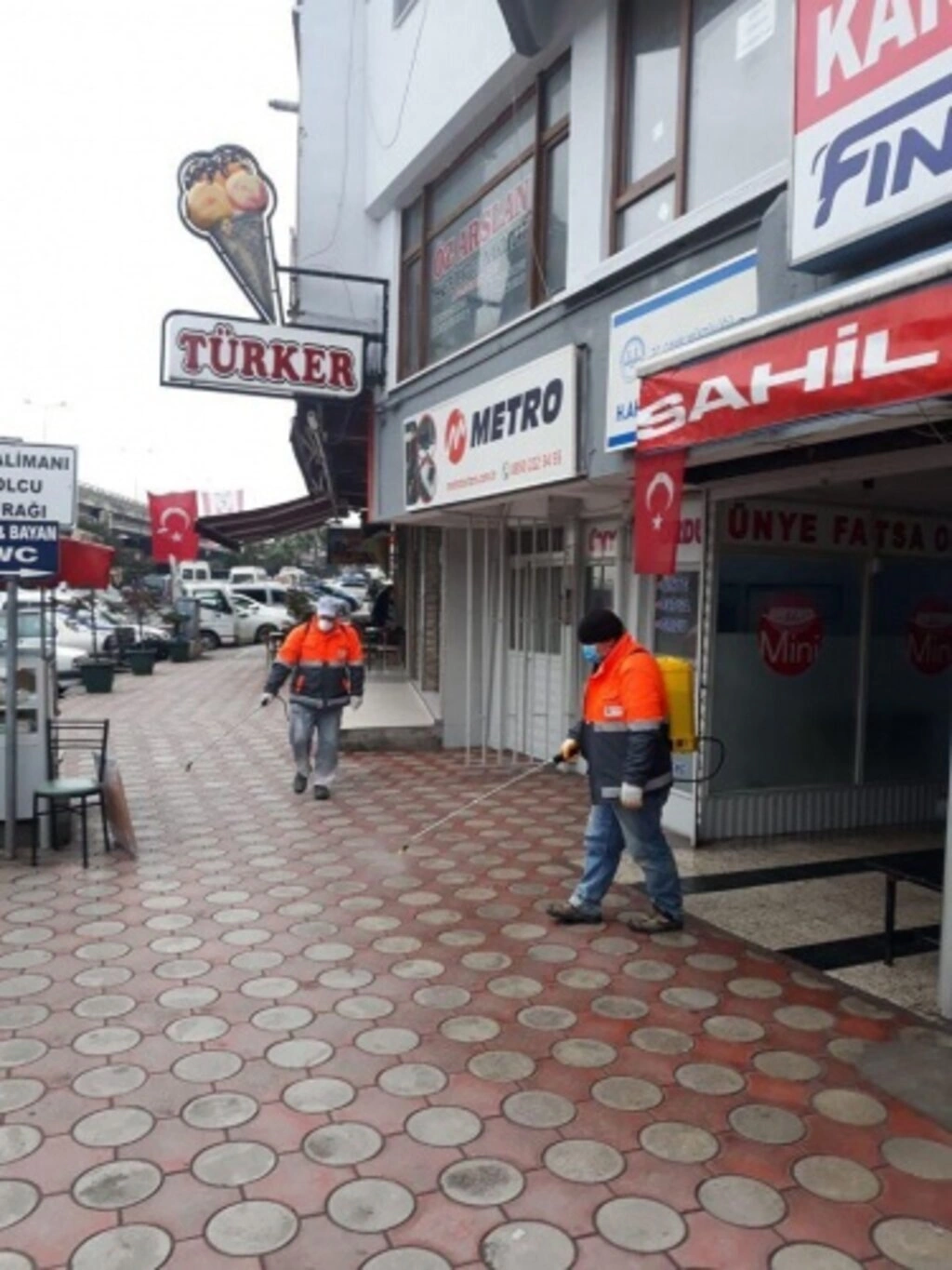 Canik'te İlçenin Tamamında Dezenfekte Çalışmaları Var - Resim 6