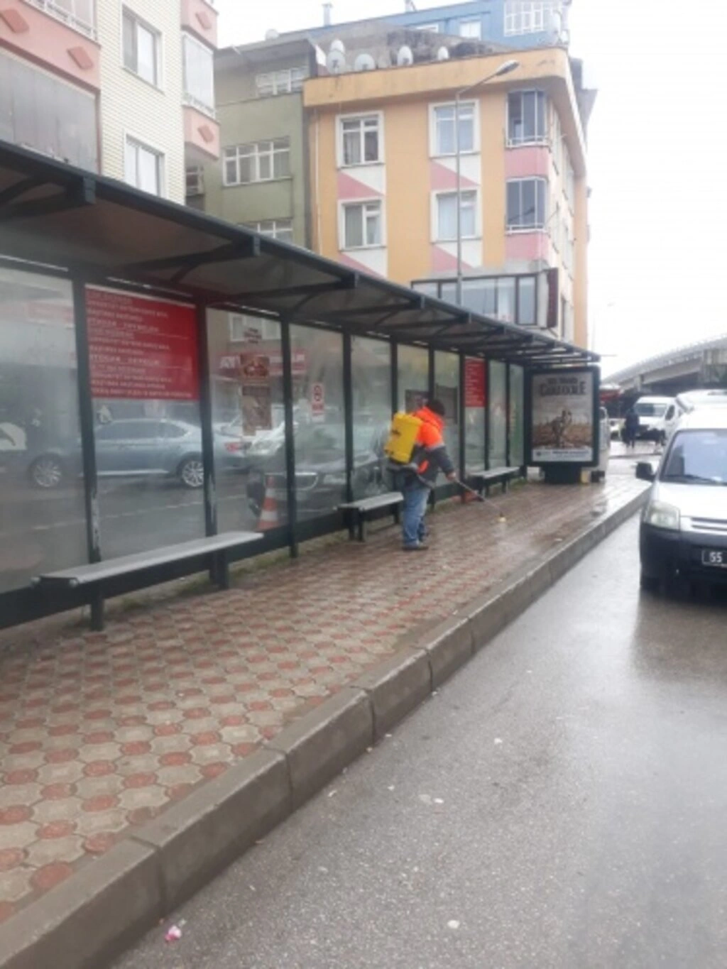 Canik'te İlçenin Tamamında Dezenfekte Çalışmaları Var - Resim 15