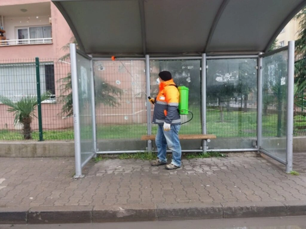Canik'te İlçenin Tamamında Dezenfekte Çalışmaları Var - Resim 18