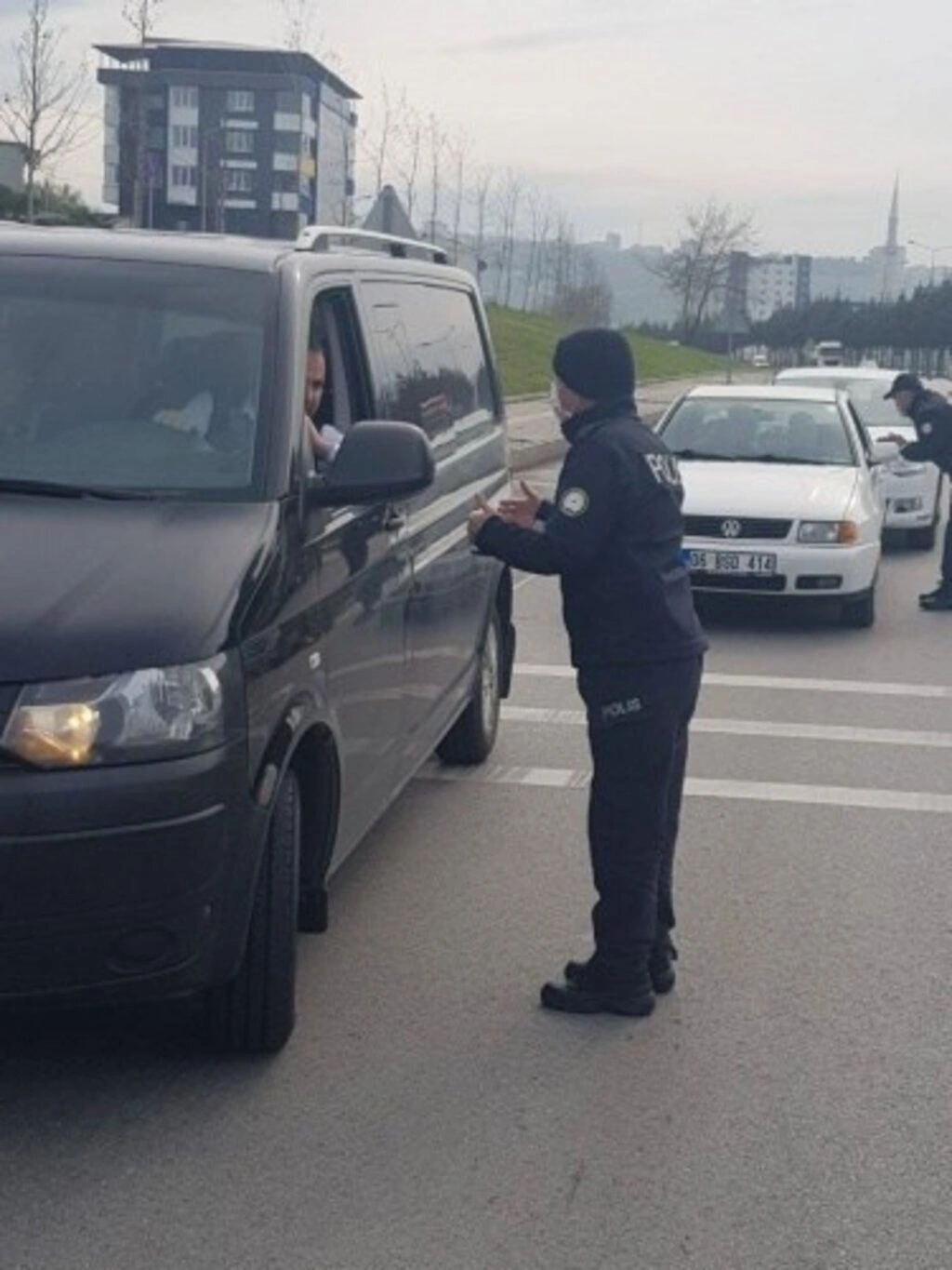 Samsun giriş ve çıkışlarında koronavirüs önlemleri - Resim 3