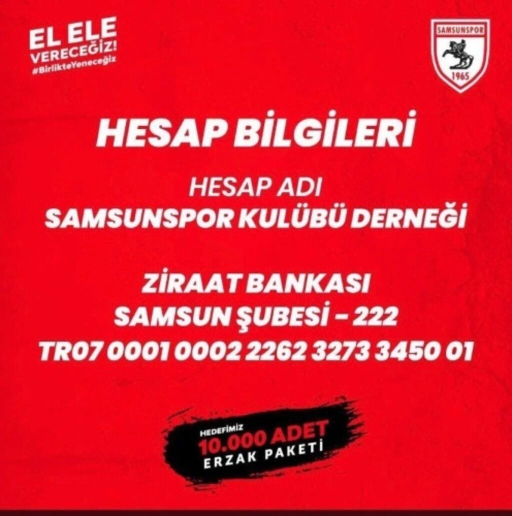 Samsunspor'dan yardım kampanyası - Resim 3