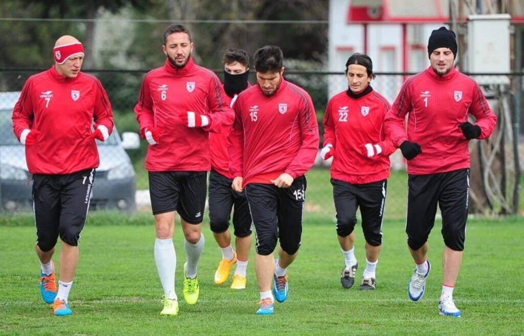 Samsunspor Antalyaspor maçının hazırlıklarını sürdürüyor - Resim 5
