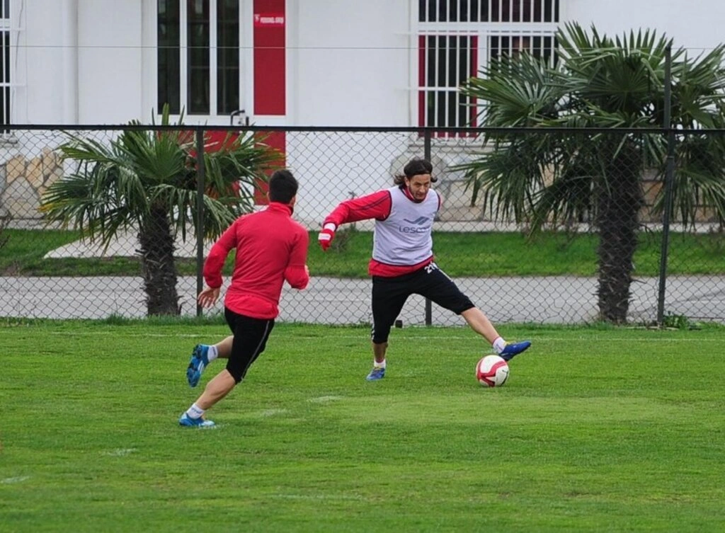 Samsunspor Antalyaspor maçının hazırlıklarını sürdürüyor - Resim 7