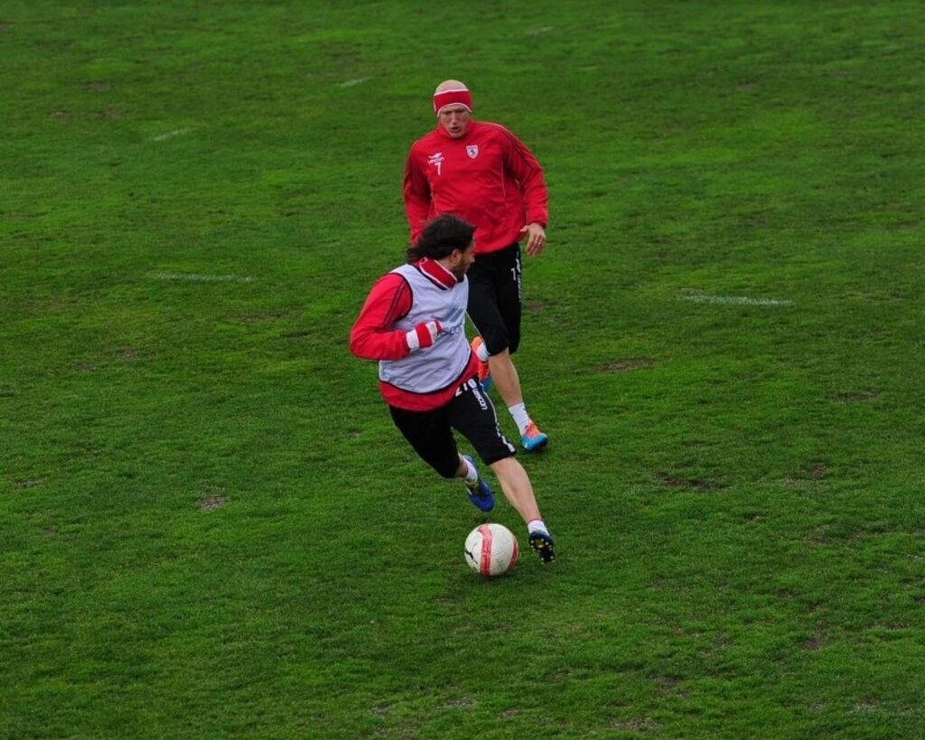 Samsunspor Antalyaspor maçının hazırlıklarını sürdürüyor - Resim 14