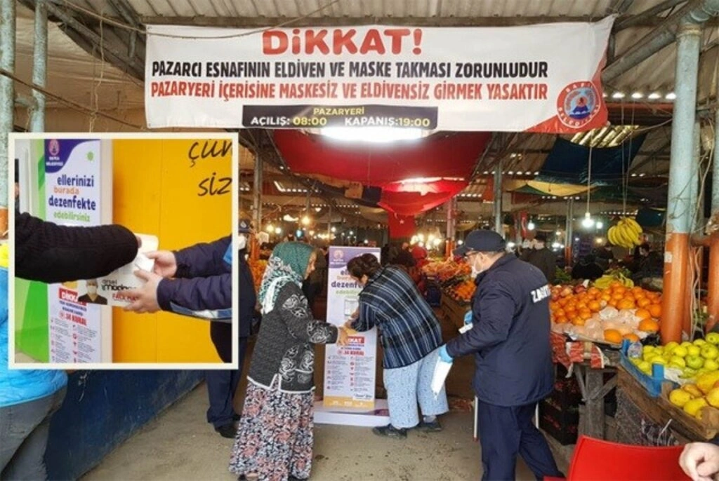 Bafra Belediyesinden Maske Dağıtımı - Resim 1