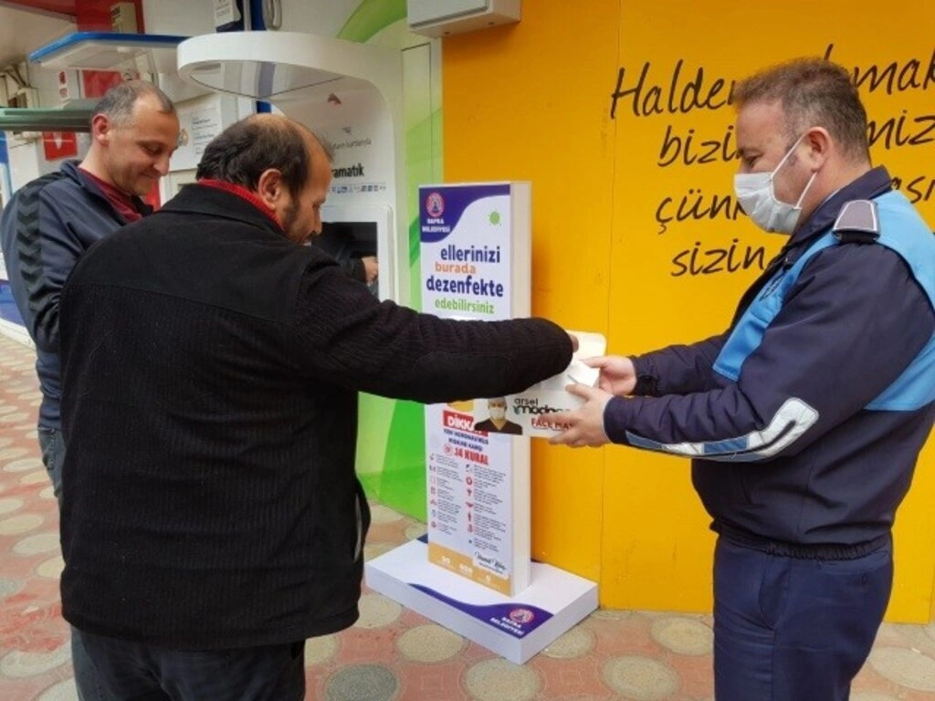Bafra Belediyesinden Maske Dağıtımı - Resim 10