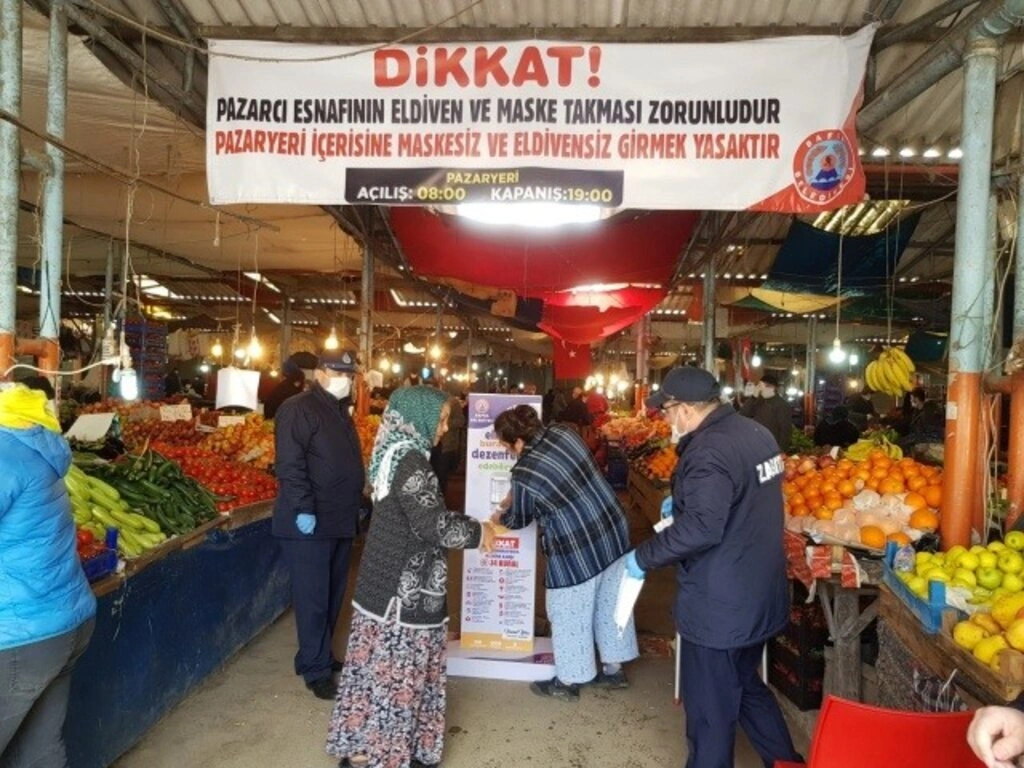 Bafra Belediyesinden Maske Dağıtımı - Resim 12