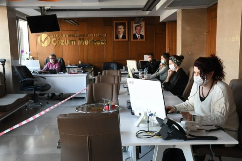 Samsun Büyükşehir Belediyesi ekipleri Sokağa Çıkma Yasağı'nda sahada - Resim 4