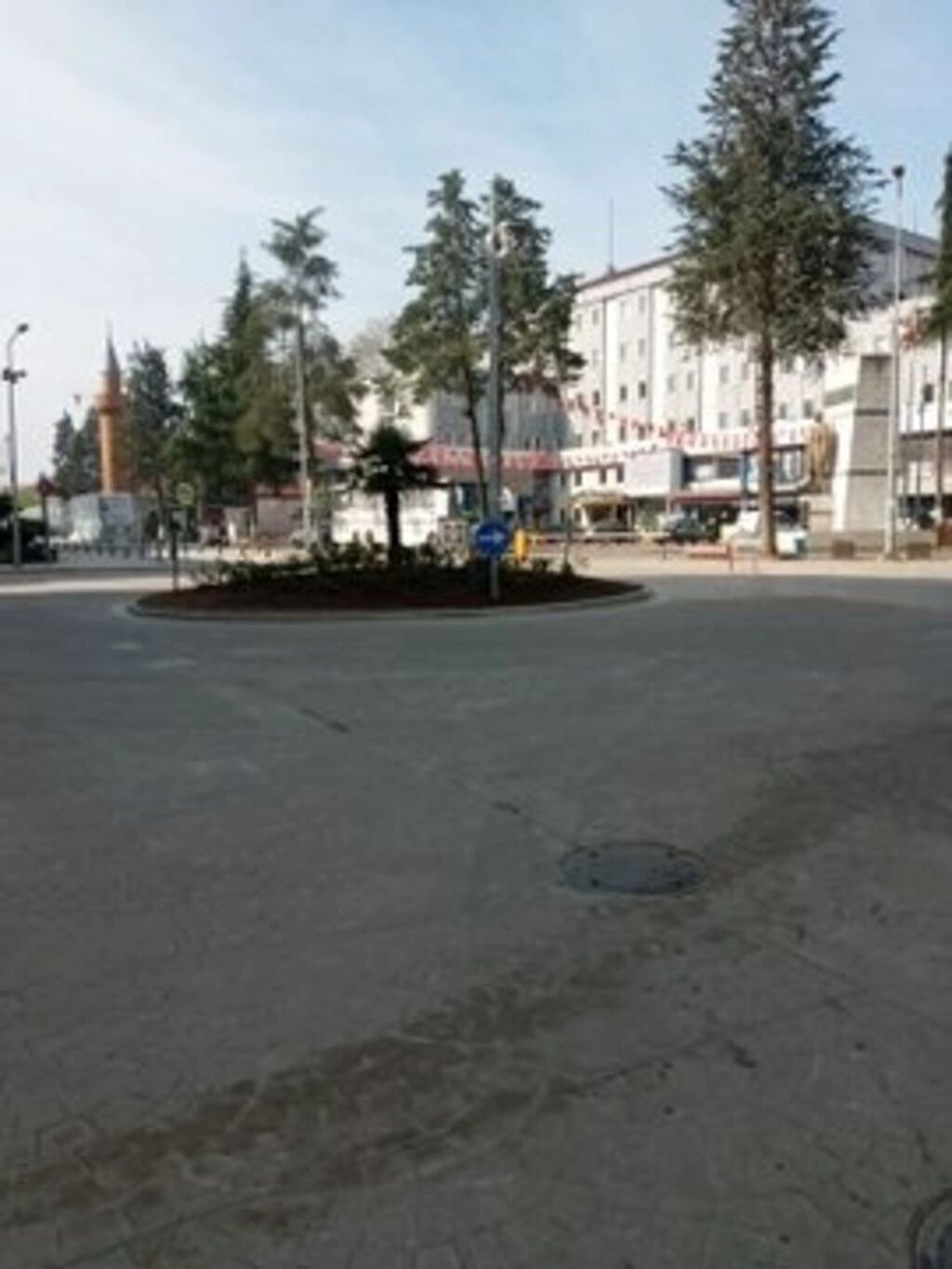 Sokağa çıkma yasağında Samsun sokakları havadan görüntülendi - Resim 1