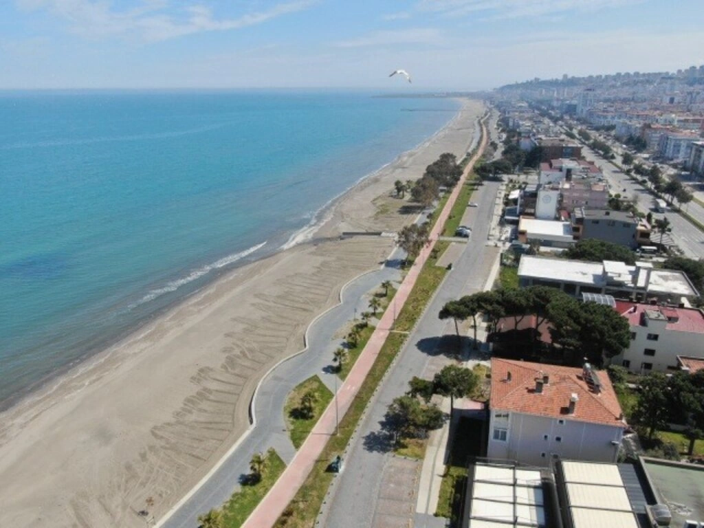 Sokağa çıkma yasağında Samsun sokakları havadan görüntülendi - Resim 6
