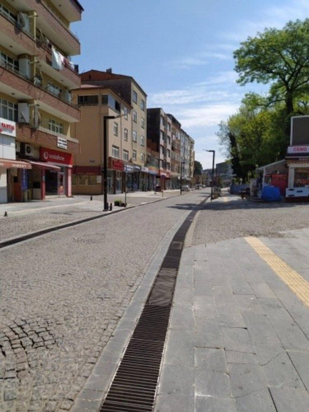 Sokağa çıkma yasağında Samsun sokakları havadan görüntülendi - Resim 23