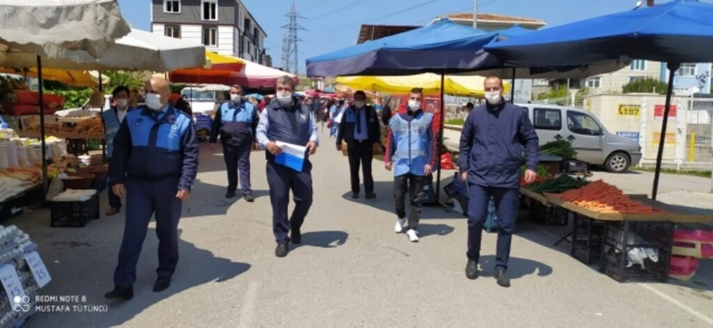 Sokağa Çıkma Yasağı Öncesi İlkadım Zabıtası İş Başındaydı - Resim 9