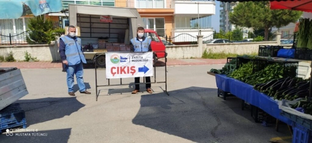 Sokağa Çıkma Yasağı Öncesi İlkadım Zabıtası İş Başındaydı - Resim 10