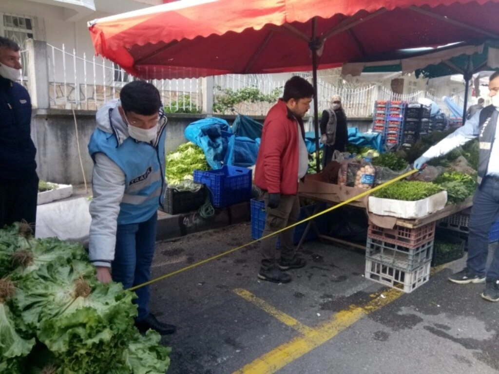 Sokağa Çıkma Yasağı Öncesi İlkadım Zabıtası İş Başındaydı - Resim 7