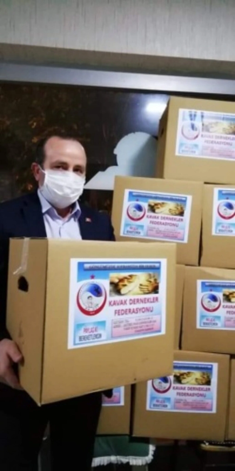 Kavak Dernekler Federasyonu'ndan ihtiyaç sahiplerine Ramazan yardımı - Resim 4