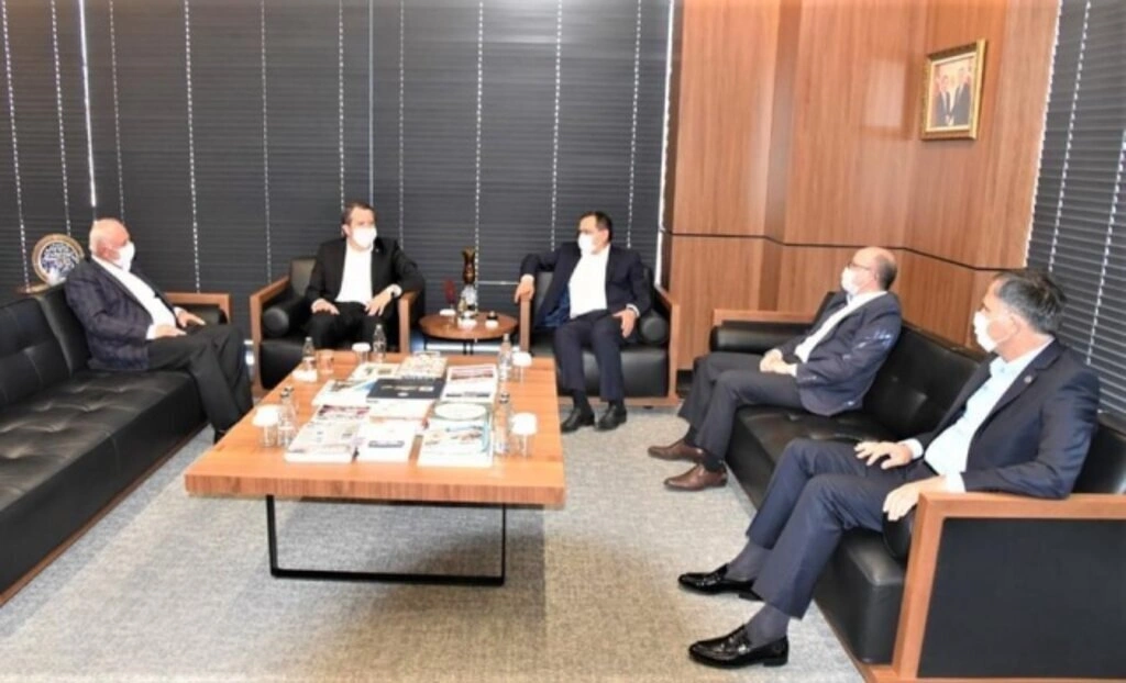 Samsun Büyükşehir Belediye Başkanı Mustafa Demir Memursen Genel Merkezi'nde - Resim 1