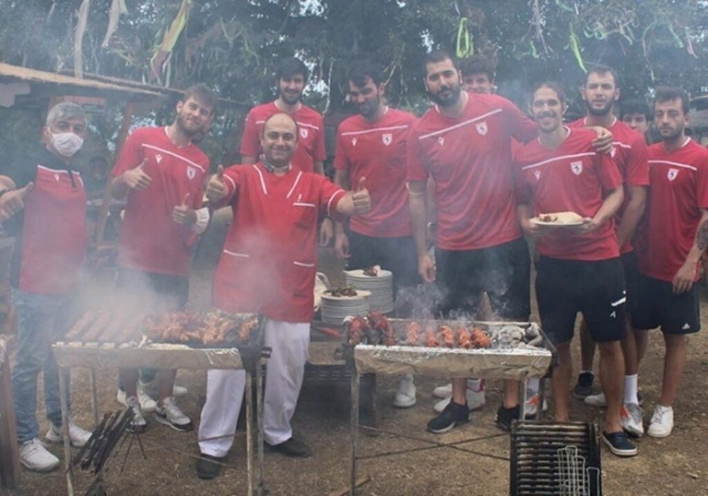 Samsunspor Kulübü Basketbol Şubesi barbekü partisinde buluştu - Resim 4