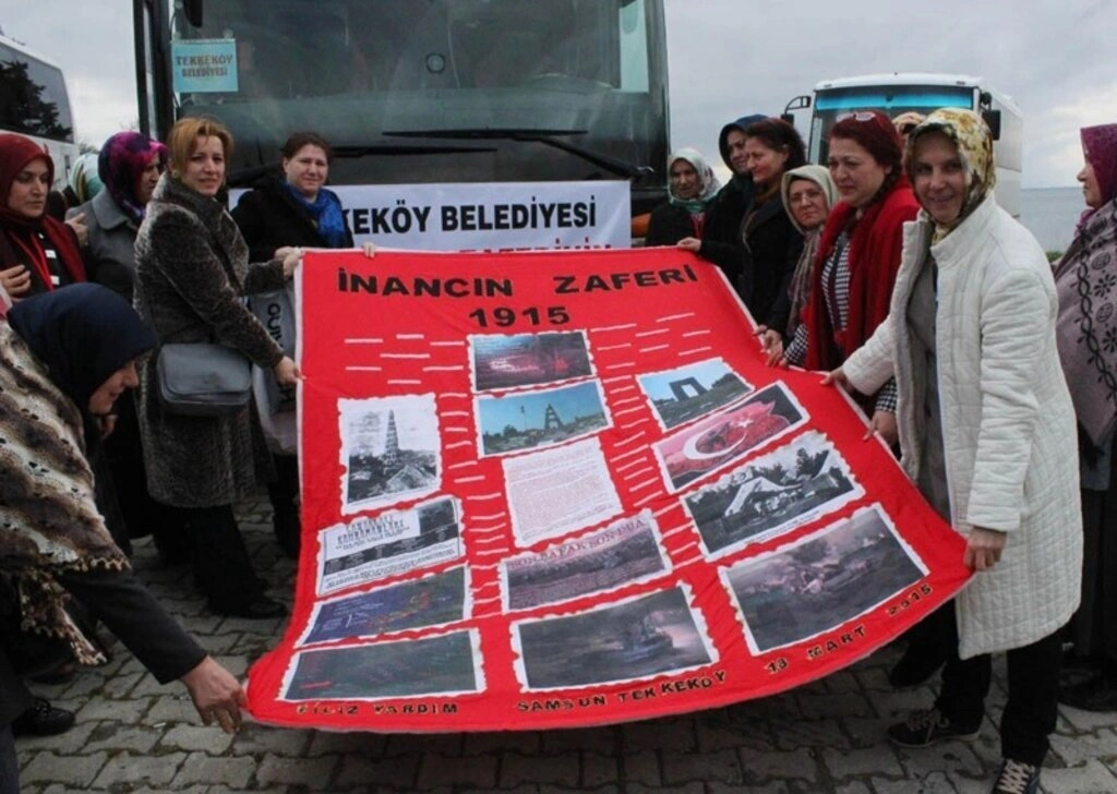Tekkeköylü bayanlar Çanakkale'de - Resim 8