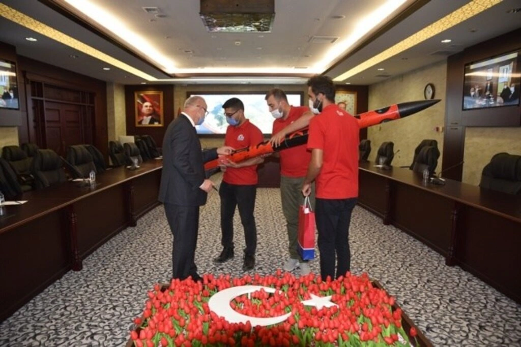 Tanyeli Roket Takımı OMÜ'de - Resim 8