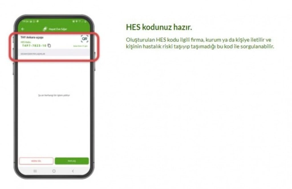 HES Kodu Mobil Uygulama ile nasıl alınır? - Resim 4