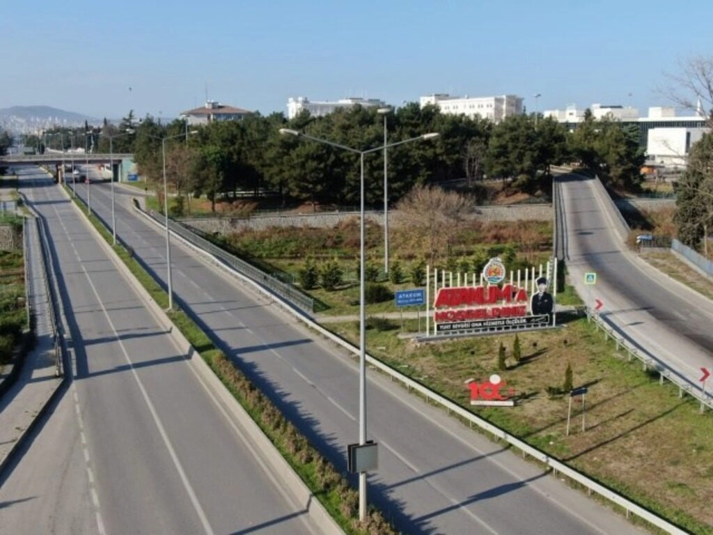 4 günlük kısıtlamada Samsun havadan görüntülendi - Resim 2