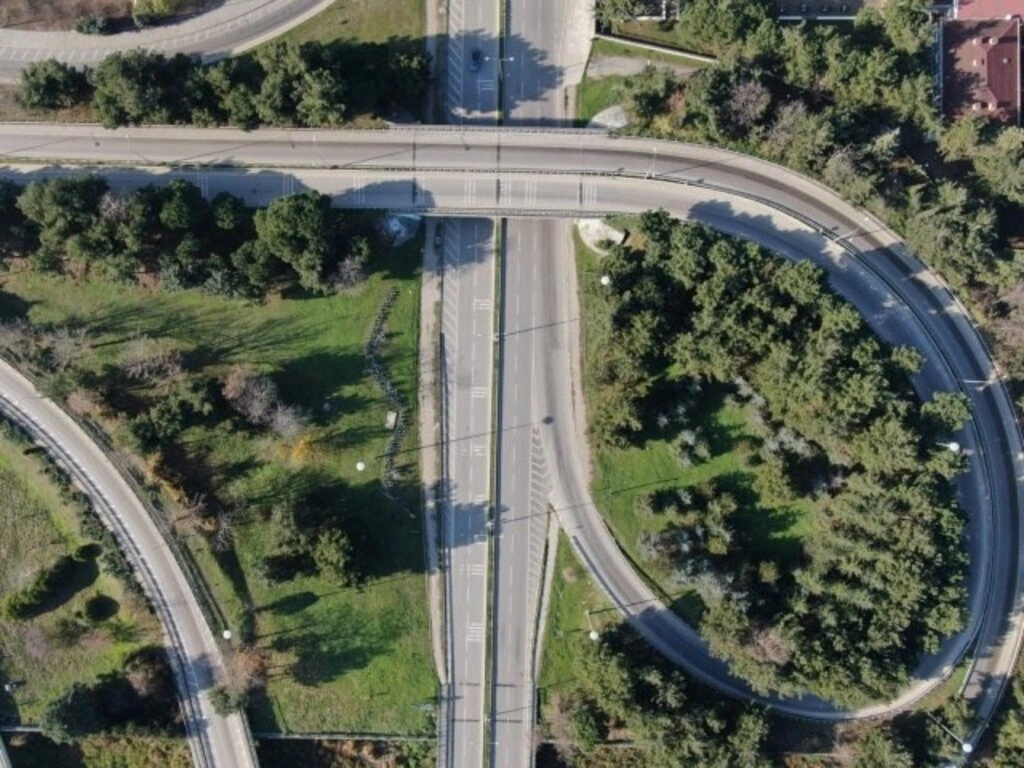 4 günlük kısıtlamada Samsun havadan görüntülendi - Resim 3