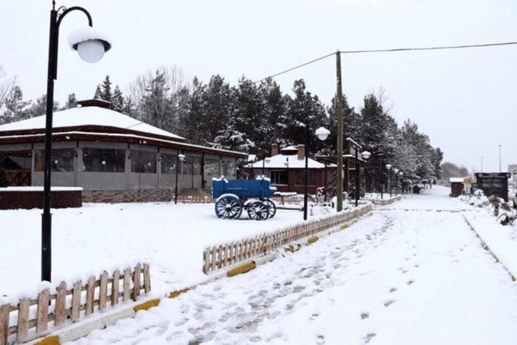 Samsun Kavak'tan kar manzaraları, kartpostallık görüntüler - Resim 4