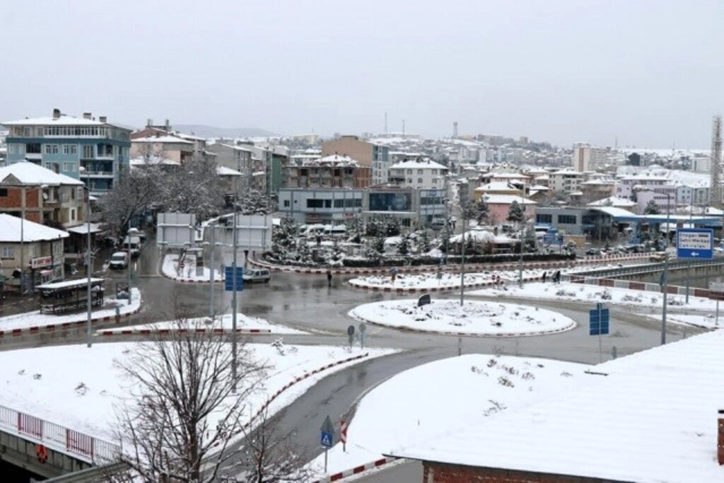 Samsun Kavak'tan kar manzaraları, kartpostallık görüntüler - Resim 17