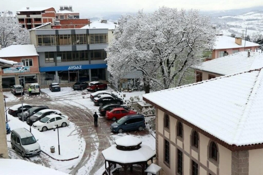 Samsun Kavak'tan kar manzaraları, kartpostallık görüntüler - Resim 20