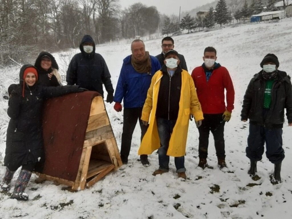 Ekolojik Yaşam Bisiklet Derneği'nden Orman Çocuklarına Kulübe - Resim 2