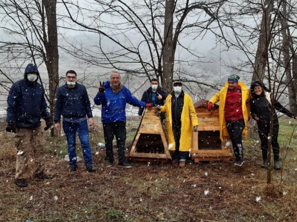 Ekolojik Yaşam Bisiklet Derneği'nden Orman Çocuklarına Kulübe - Resim 5