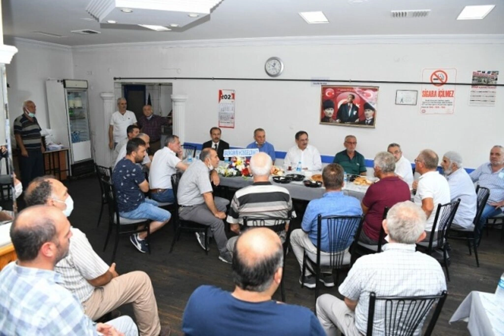 Başkan Demir 1 Nolu Dolmuş Hattı şoförleri ile bir araya geldi - Resim 1