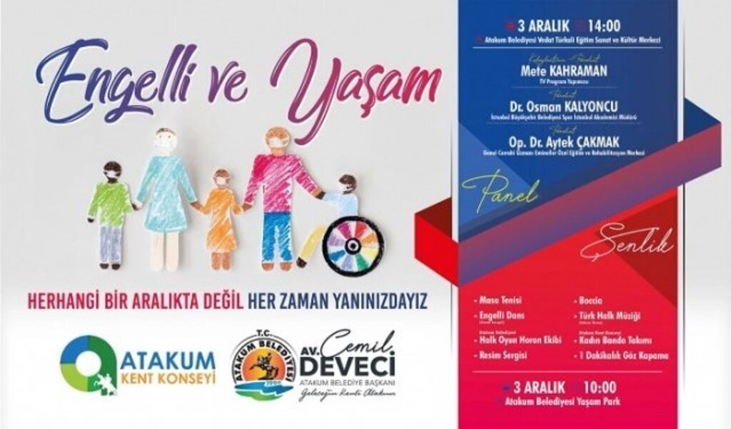 Atakum Belediyesi'nden Dünya Engelliler Günü programı - Resim 1