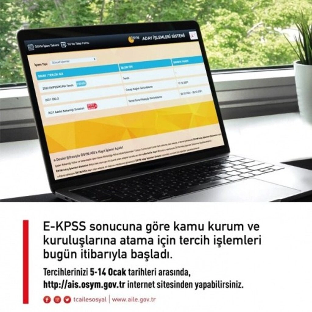 E-KPSS sonucuna göre kamuda atama için tercihler başladı! - Resim 1