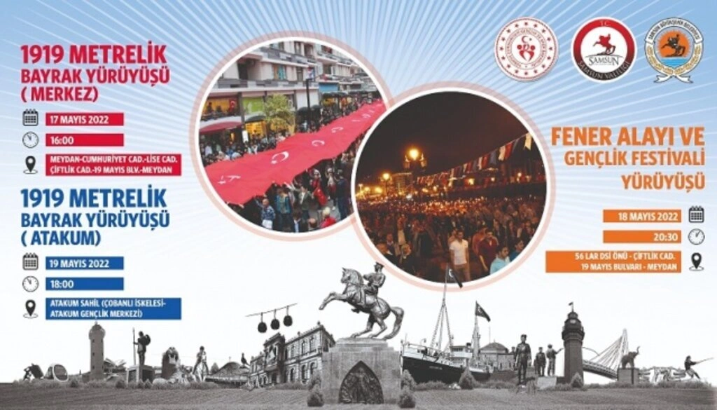 Samsun'da 19 Mayıs kutlamaları nefes kesiyor - Resim 5
