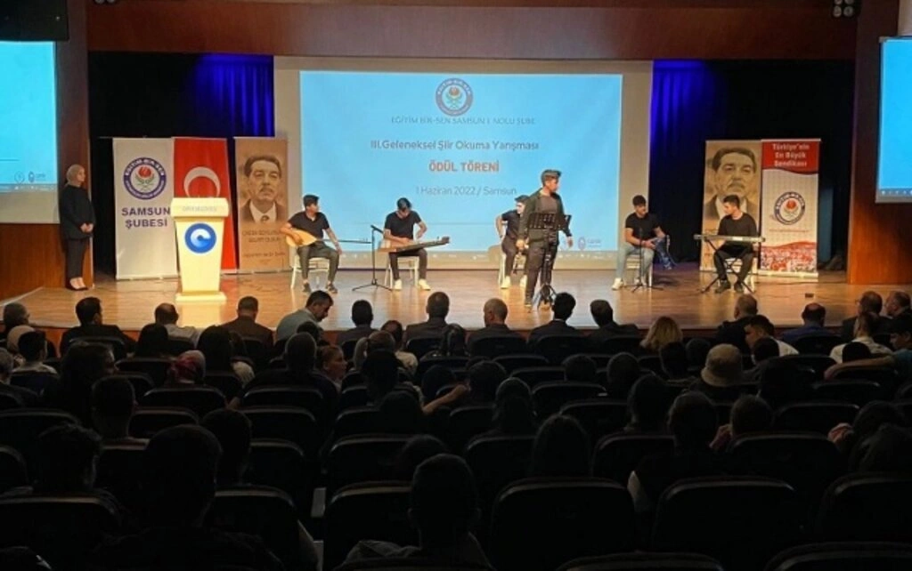 Eğitim Bir Sen Samsun 1 Nolu Şubesi Geleneksel Şiir Okuma Yarışmasının Üçüncüsü Yapıldı - Resim 7