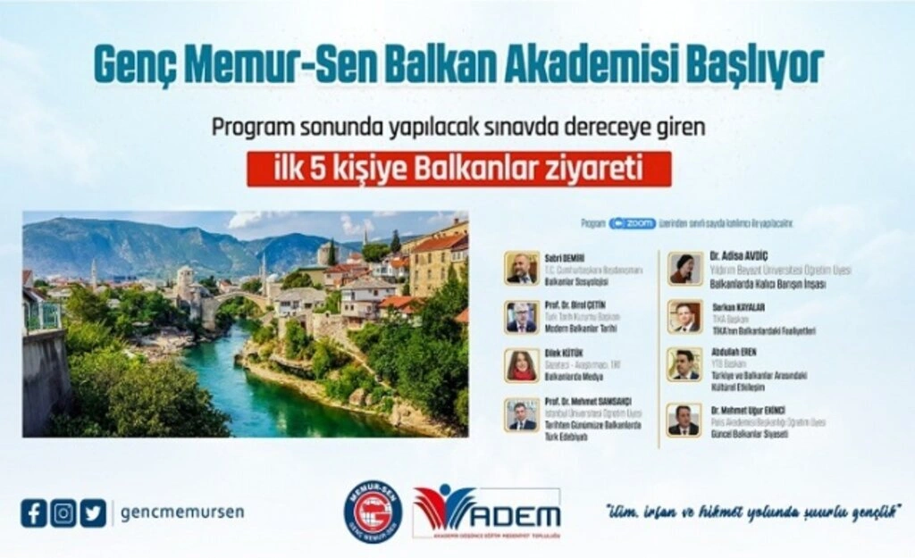 Genç Memur-Sen Balkan Akademisi Başlıyor - Resim 1