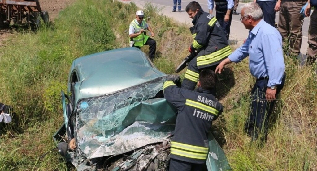 Samsun'da trafik kazası: 3 ölü, 1 yaralı - Resim 5