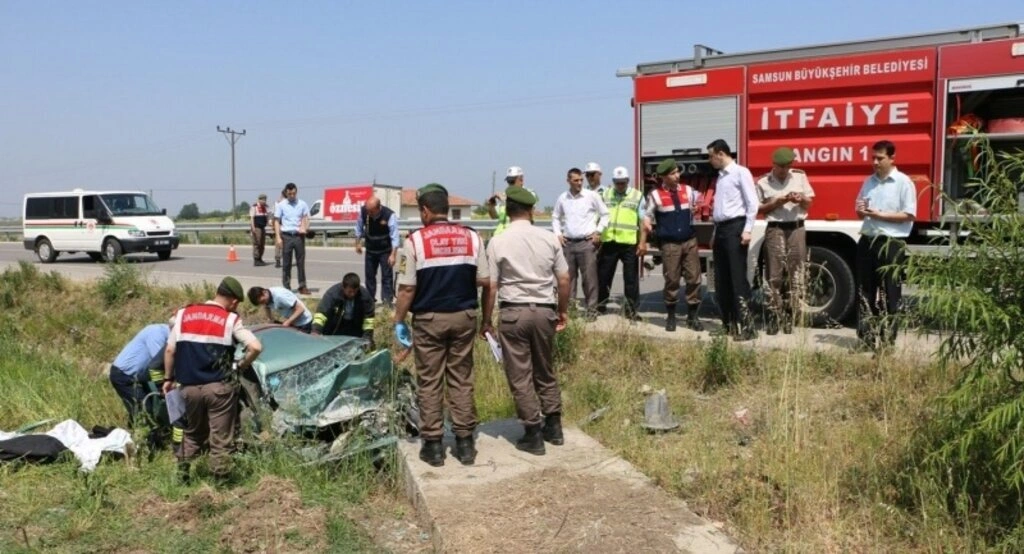 Samsun'da trafik kazası: 3 ölü, 1 yaralı - Resim 6