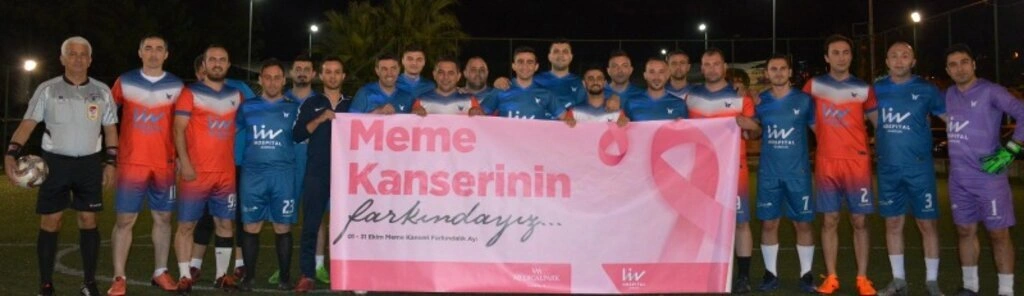 Hastanelerin dostluk maçında meme kanserine dikkat çekildi - Resim 2