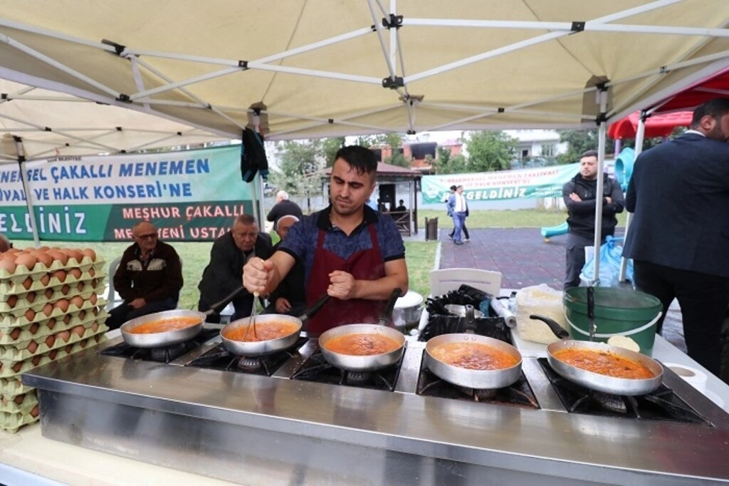 Kavak'ta Menemen Festivali coşkusu - Resim 1