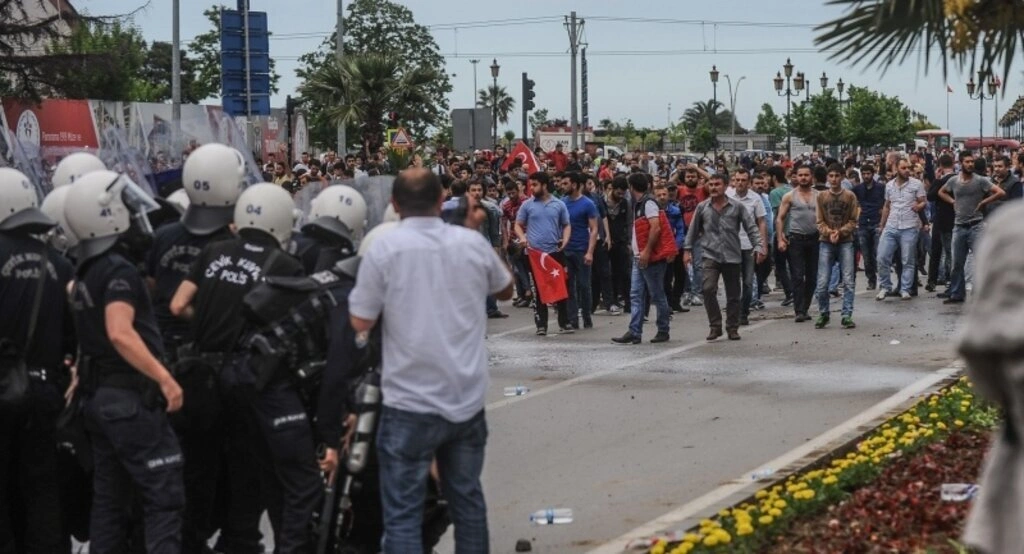 HDP'nin Samsun mitinginde gerginlik - Resim 4