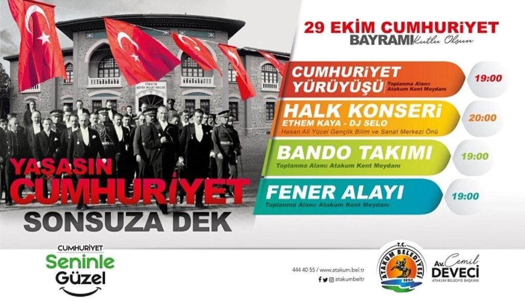 Cumhuriyet coşkusu Atakum sokaklarına taşacak  - Resim 1