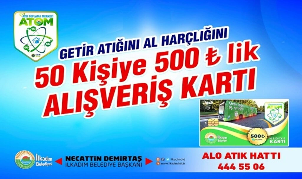 İlkadım'da atığını getirene 500 TL! - Resim 1