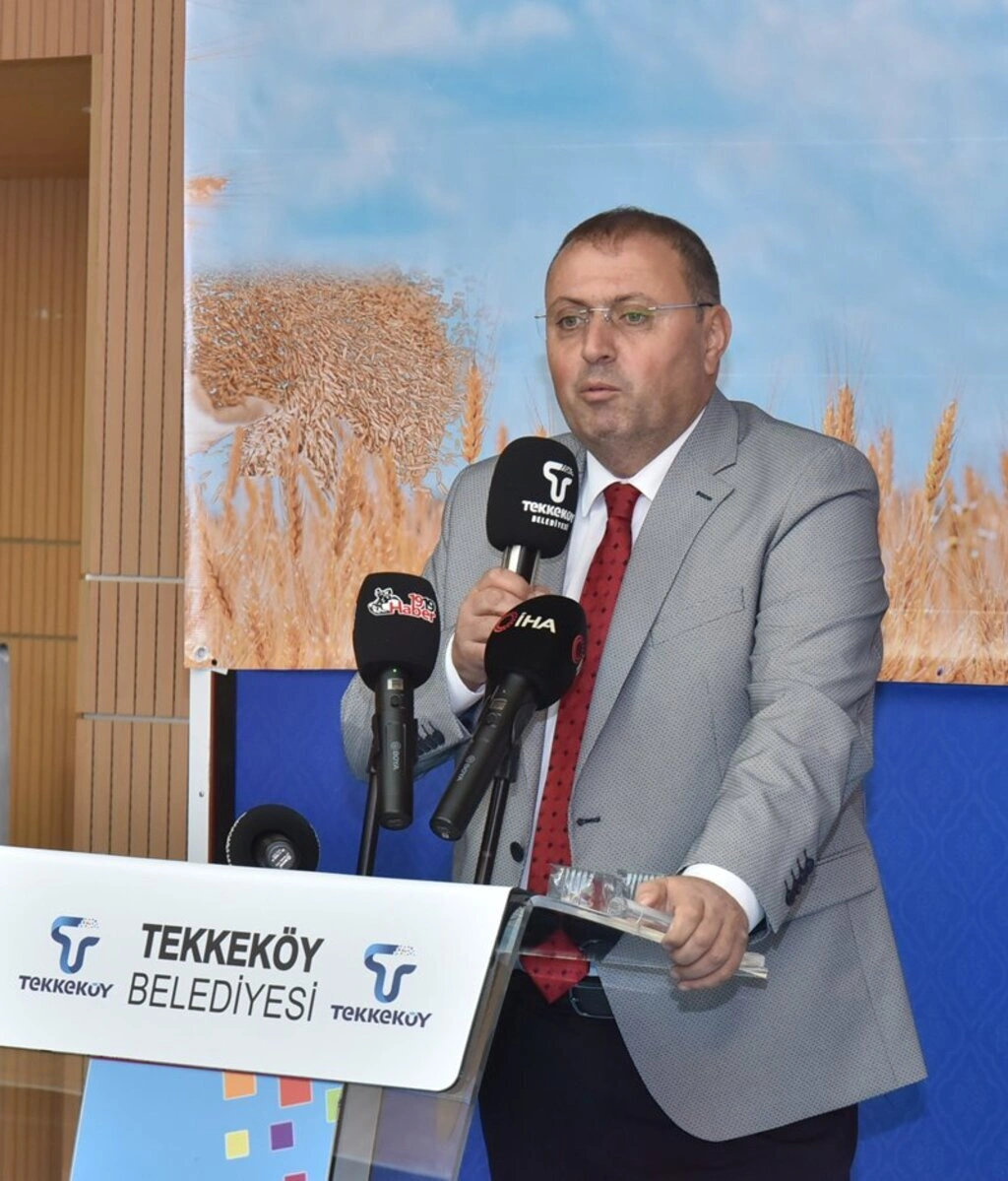 Tekkeköy’de çiftçilere buğday, yonca ve reygras tohumu dağıtıldı - Resim 6
