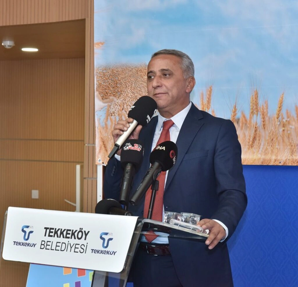Tekkeköy’de çiftçilere buğday, yonca ve reygras tohumu dağıtıldı - Resim 8
